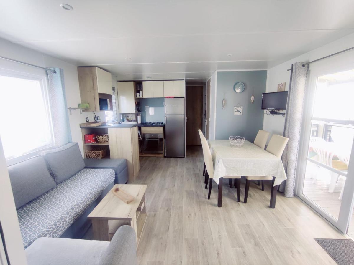 Mobil Home 40 M2 Camping 4* วัลราส์-ปลาจ ภายนอก รูปภาพ